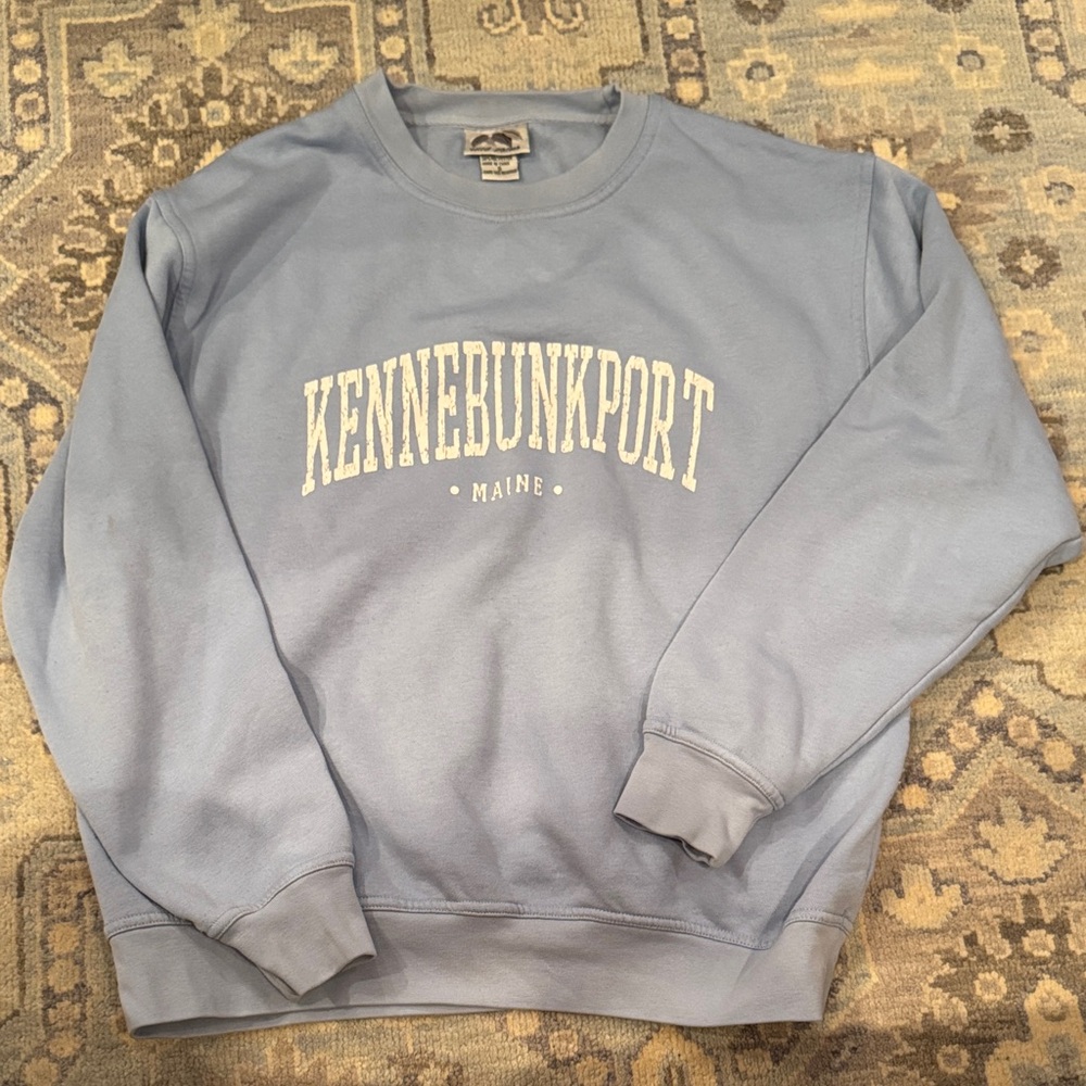 Kennebunkport Maine Crewneck Sweatshirt - Pastel Blue